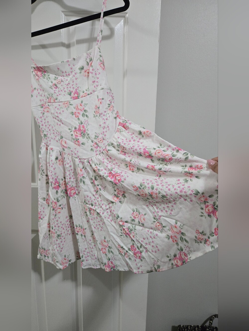 Altar'd State the Tadley Floral Pink Mini Dress Nwot - Picture 3 of 8